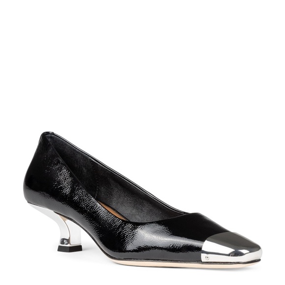 Donald J. Pliner Shoes - Donald J. Pliner Black Heels with Silver Accents